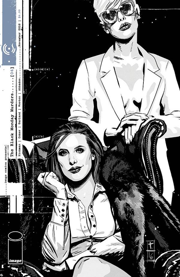 Black Monday Murders #4 cover by Tomm Coker