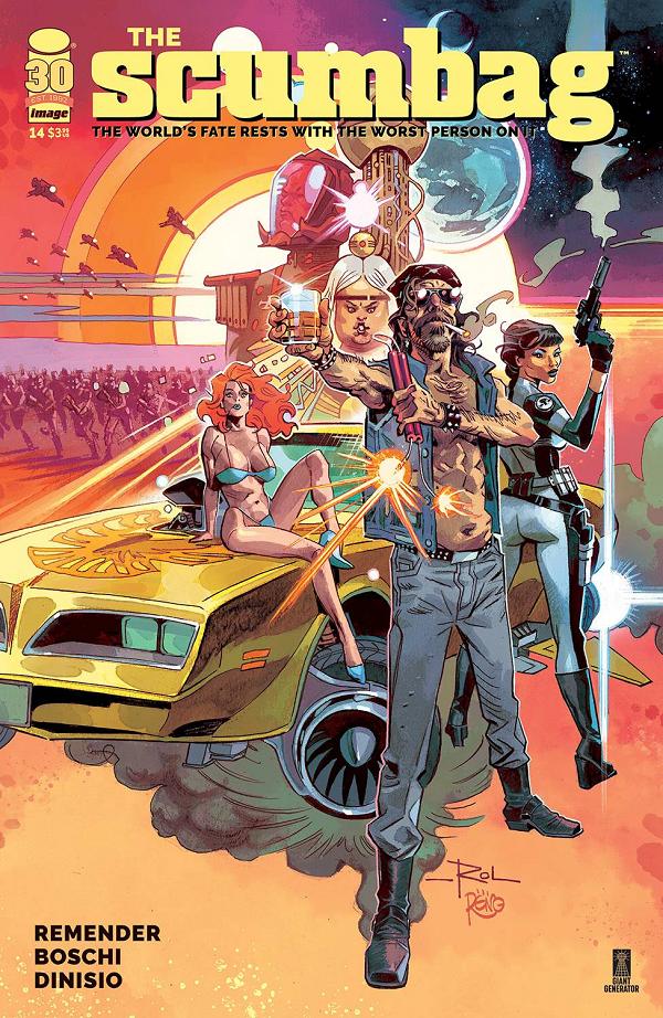 Scumbag #14 cover by Roland Boschi