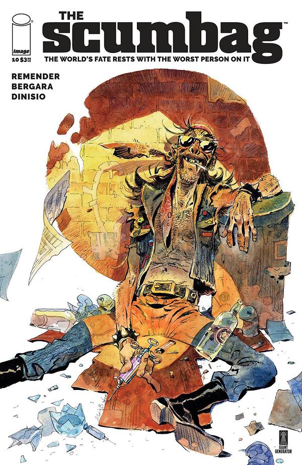 Scumbag #10 cover by Matias Bergara