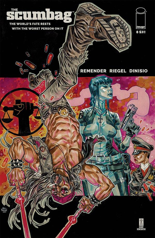 Scumbag #8 cover by Alex Riegel