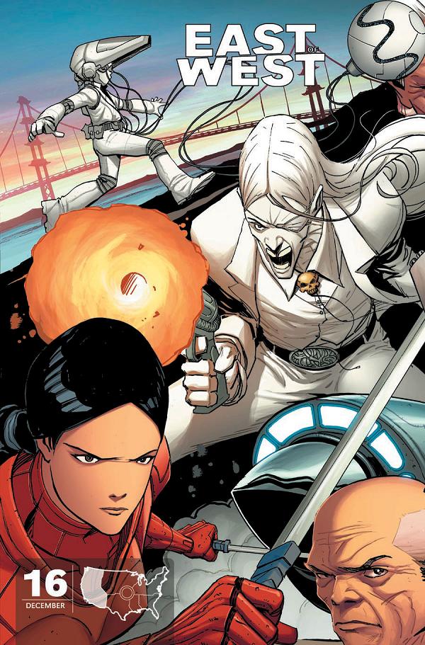 East Of West #16 variant cover by Nick Dragotta
