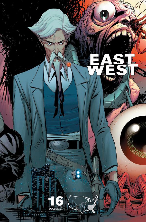 East Of West #16 variant cover by Nick Dragotta