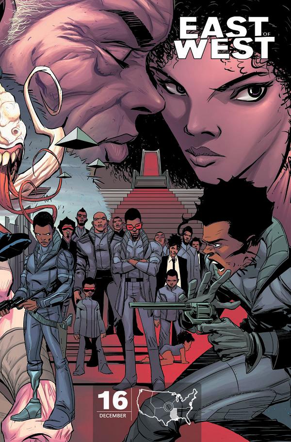 East Of West #16 variant cover by Nick Dragotta