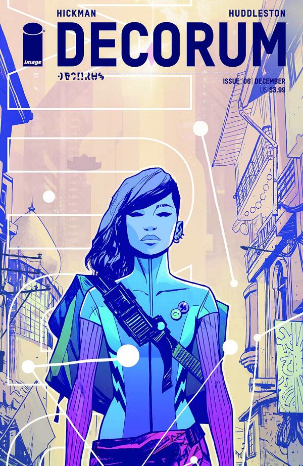Decorum #6 cover by Mike Huddleston