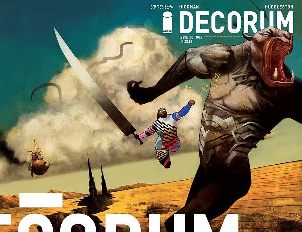 Decorum #3 cover by Mike Huddleston