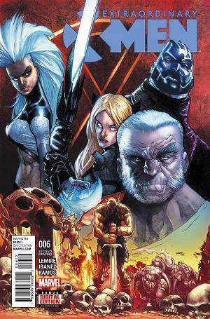 Extraordinary X-Men #6 RAMOS 2ND PTG cover