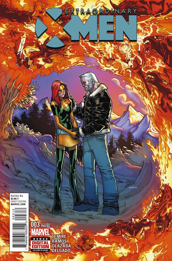 Extraordinary X-Men #3 RAMOS 2ND PTG cover
