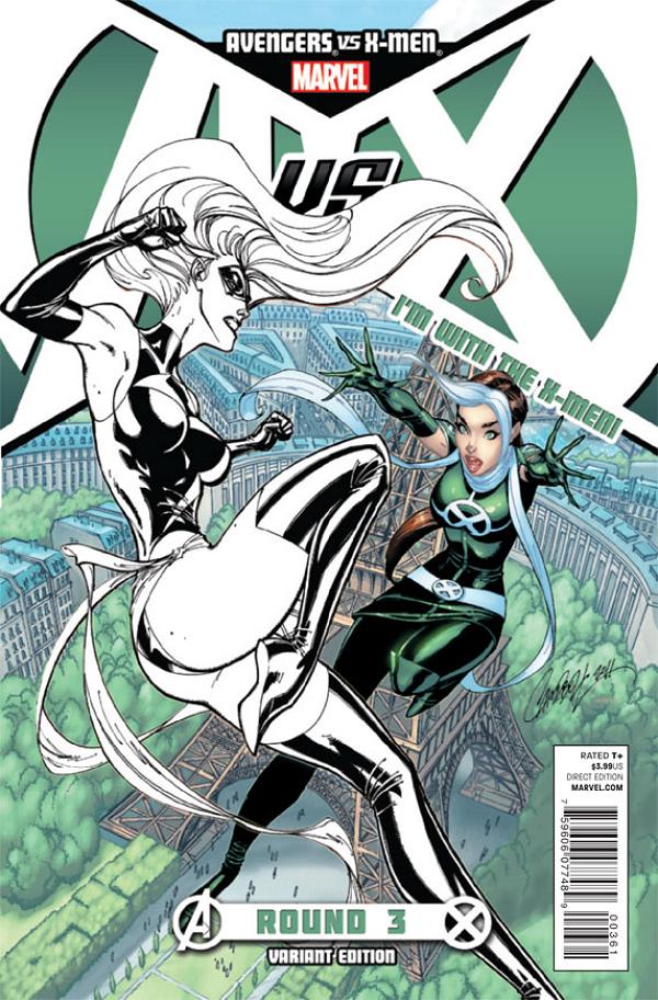 Avengers Vs X-Men #3 variant cover by Jim Cheung