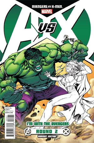 Avengers Vs X-Men #2 (OF 12) AVENGERS TEAM cover