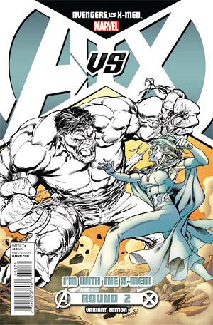 Avengers Vs X-Men #2 (OF 12) X-MEN TEAM cover