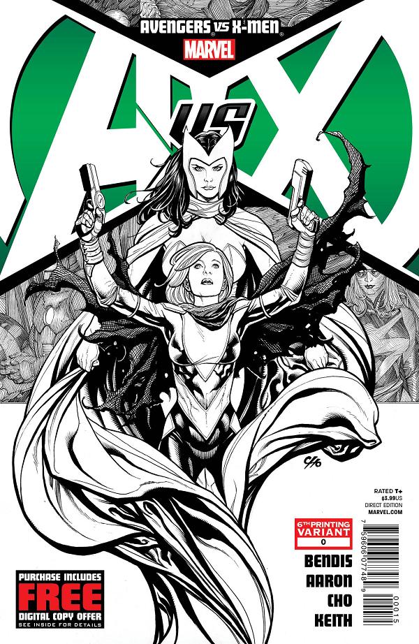 Avengers Vs X-Men #0 (OF 12) 6TH PTG CHO cover