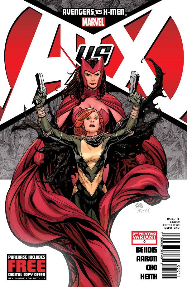 Avengers Vs X-Men #0 (OF 12) 2ND PTG CHO cover