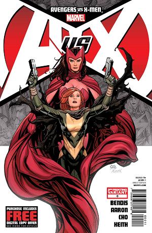 Avengers Vs X-Men #0 (OF 12) 2ND PTG CHO cover