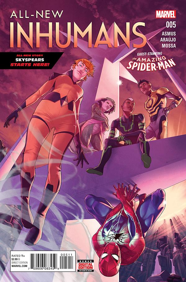 All New Inhumans #5 cover