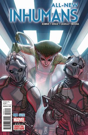 All New Inhumans #3 CASELLI 2ND PTG cover