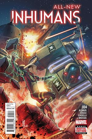 All New Inhumans #4 cover