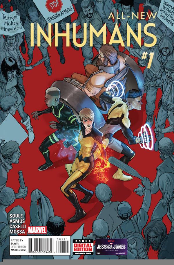 All New Inhumans #1  cover
