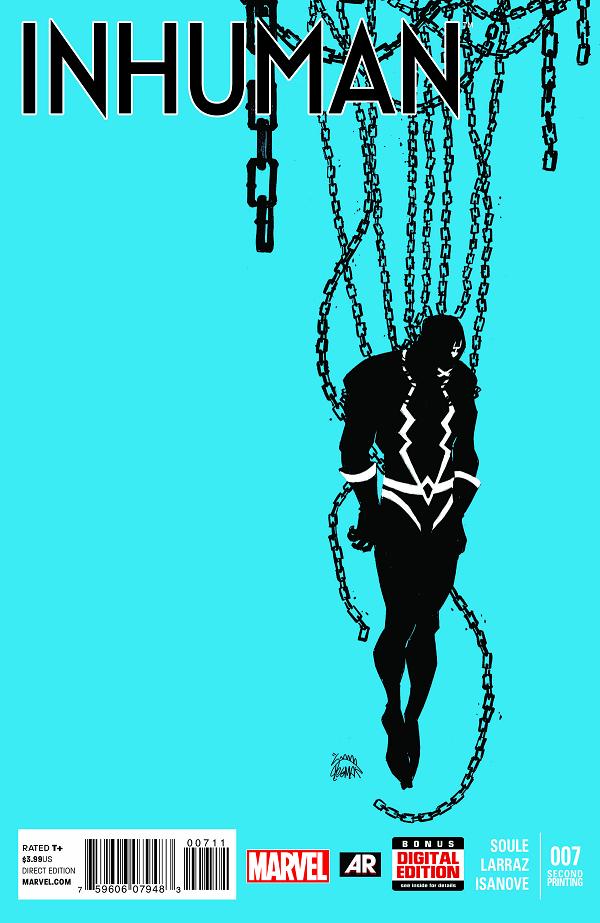 Inhuman #7 2ND PTG STEGMAN cover