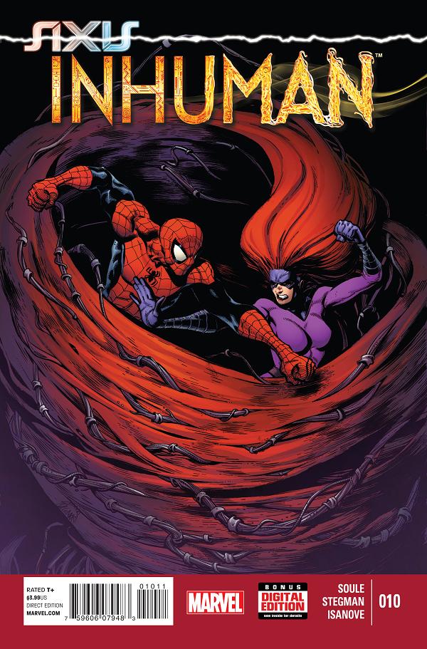 Inhuman #10 cover by Ryan Stegman