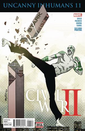 Uncanny Inhumans #11 PACHECO 2ND PTG cover