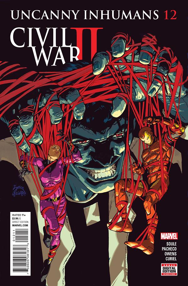 Uncanny Inhumans #12  cover