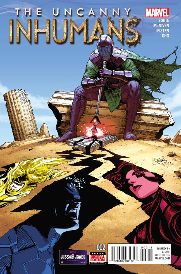 Uncanny Inhumans #2 cover