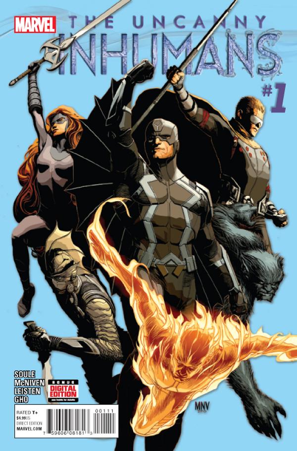Uncanny Inhumans #1  cover