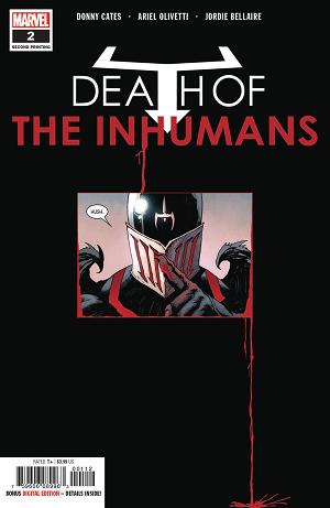 Death Of Inhumans #2 (OF 5) 2ND PTG OLIVETTI cover