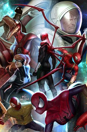 Spider-Geddon #4 (OF 5) IN HYUK LEE CONNECTING cover