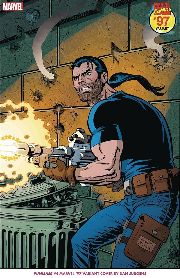 Punisher #4 DAN JURGENS MARVEL 97 cover