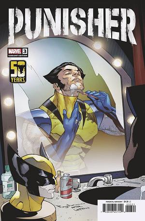 Punisher #3 ROGE ANTONIO WOLVERINE WOLVERINE WOLVERINE cover