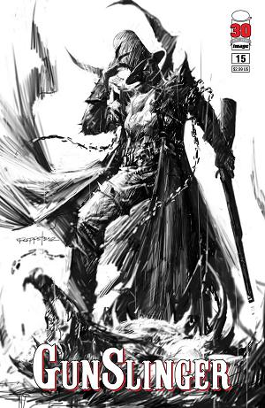 Gunslinger Spawn #15 CVR B LEE SKETCH cover