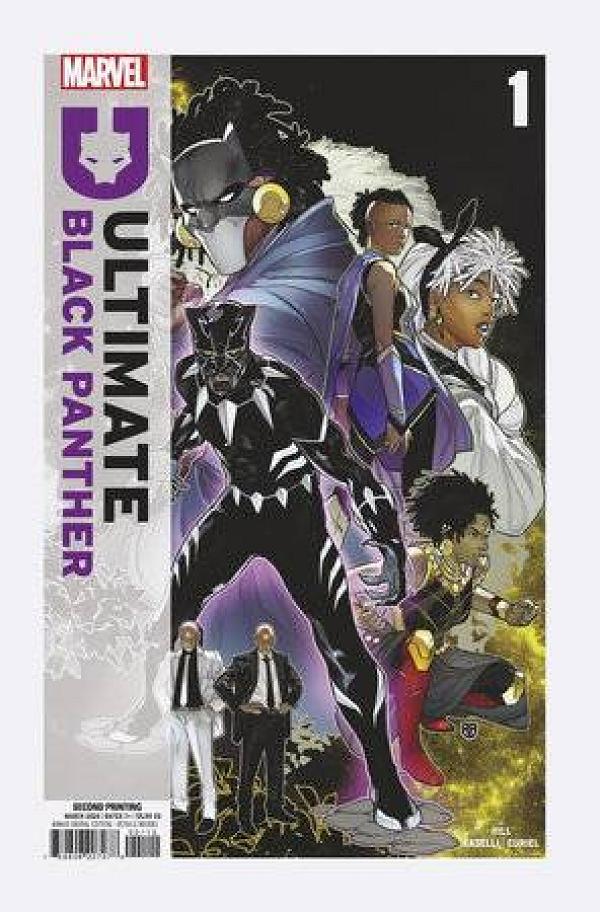 Ultimate Black Panther #1 variant cover by R. B. Silva
