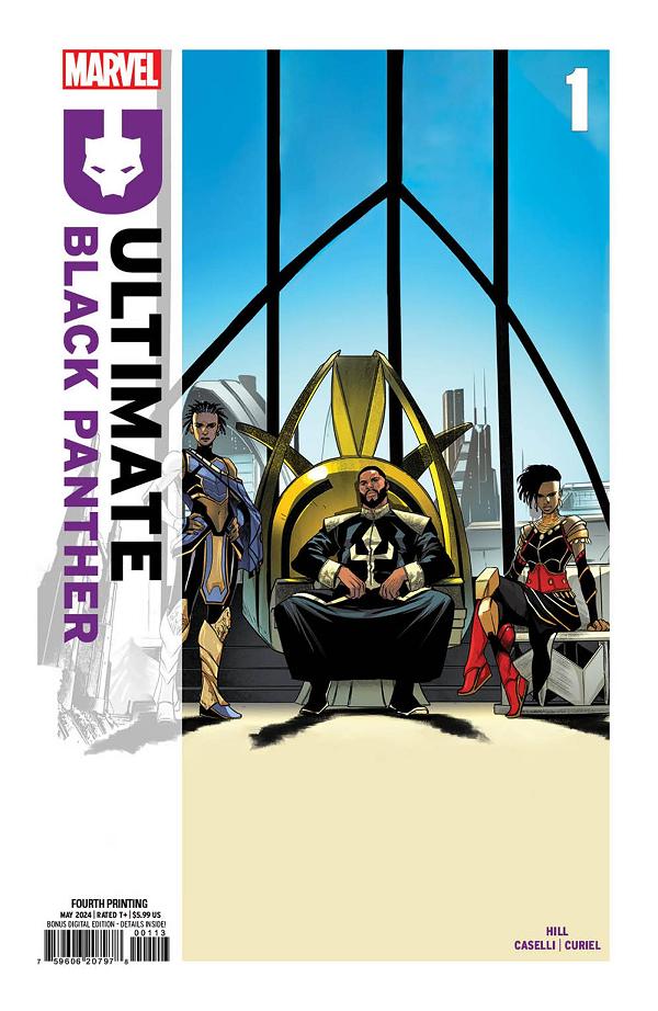 Ultimate Black Panther #1 4TH PTG STEFANO CASELLI cover