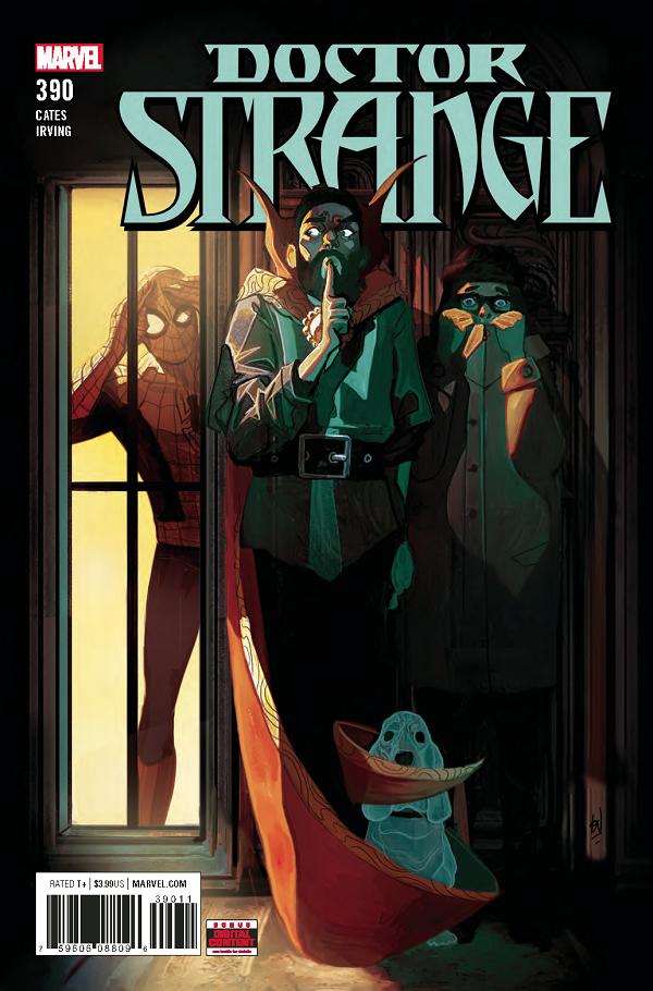 Doctor Strange #390 cover by Michael Del Mundo