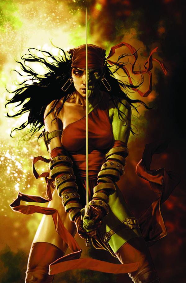 Dark Reign Elektra #5 cover by Lee Bermejo