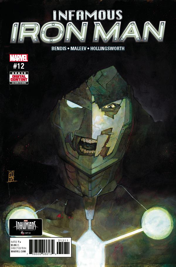 Infamous Iron Man #12  cover