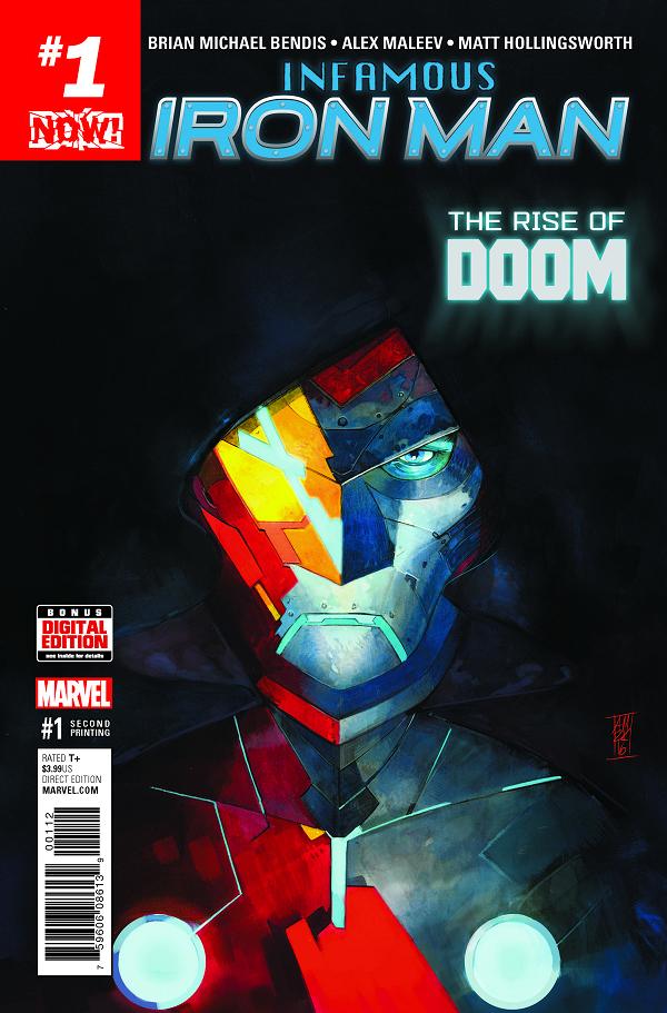 Infamous Iron Man #1 2ND PTG MALEEV cover