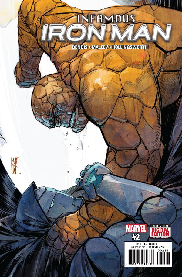 Infamous Iron Man #2  cover