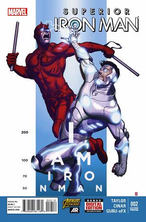 Superior Iron Man #2 2ND PTG CHOI cover