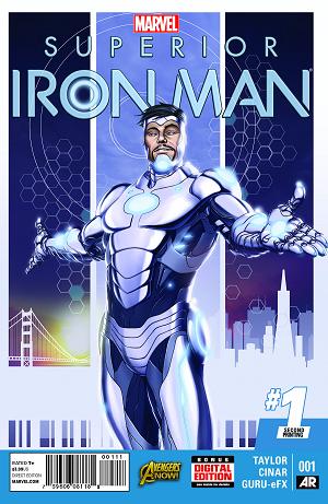 Superior Iron Man #1 2ND PTG CHOI cover