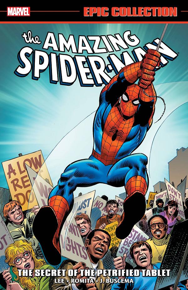 Epic Collection Amazing Spider-Man Vol. 05 Secret Tablet cover by John Romita Sr.