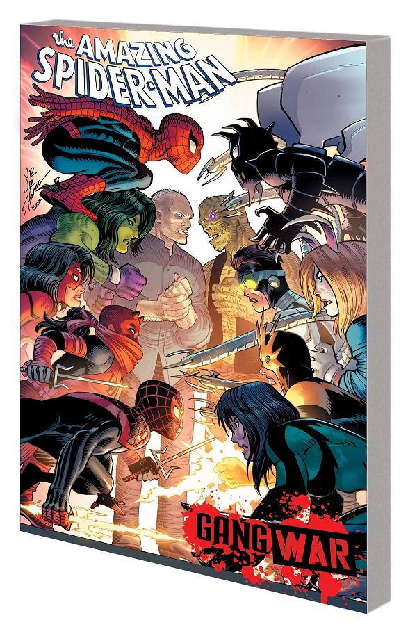 Amazing Spider-Man By Zeb Wells Vol. 09 Gang War cover by John Romita Jr.