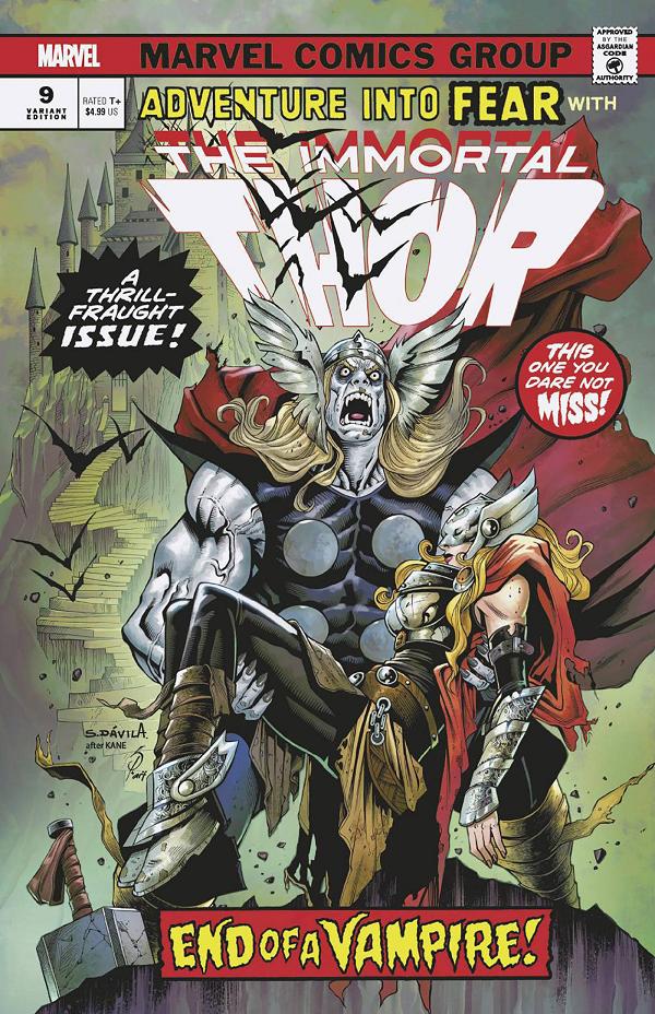 Immortal Thor #9 SERGIO DAVILA VAMPIRE cover