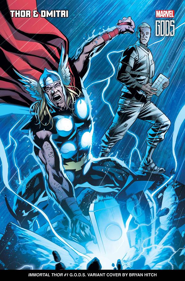 Immortal Thor #1 variant cover by Bryan Hitch
