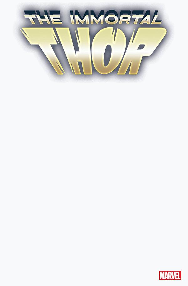 Immortal Thor #1 BLANK COVER cover