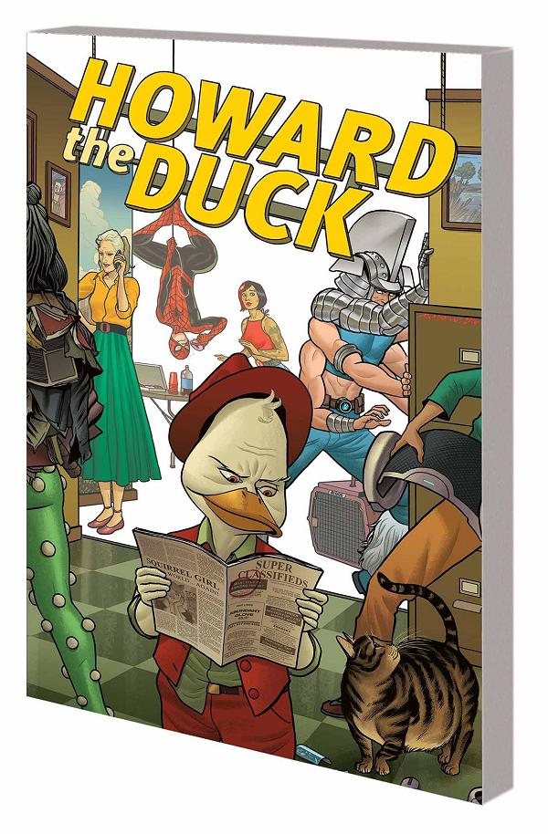 Howard The Duck Tp Vol 02 Good Night Good Duck cover by Joe Quinones