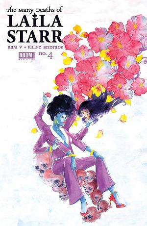 Many Deaths Of Laila Starr #4 CVR B KRISTANTINA FOIL cover