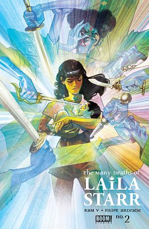 Many Deaths Of Laila Starr #2 CVR B DEL MUNDO FOIL cover