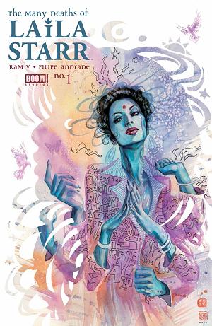 Many Deaths Of Laila Starr #1 CVR B (OF 5) CVR B DEATH FOIL cover